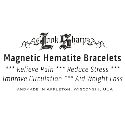 HIGHPOWER Magnetic Hematite Bracelet for Natural Pain Relief and Weight Loss