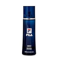 FILA Refreshing Body Spray for Men - Cool, Clean, Fresh Men’s Fragrance - Infused With Notes Of Bergamot, Cardamom, and Pepper - Trendy, Rectangular, Streamlined, Portable Bottle Design - 8.4 Oz