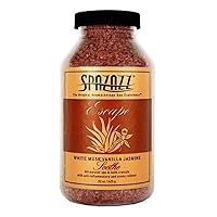 Spazazz SPZ-110 Escape Aromatherapy Crystals Container, 22-Ounce, White Musk Jasmine Vanilla Soothe