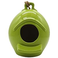 Anything Anywhere Store Ball Birdhouse Apple Green Pattern