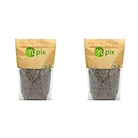 Yupik Organic Raw Black Chia Seeds, 2.2 lb, Non-GMO, Vegan, Gluten-Free (Pack of 2)