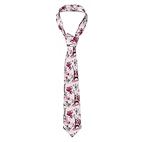 Music Notes Print Print Fashionable Men'S Novelty Necktie Tie For Weddings,Business, Parties Gift For Groom
