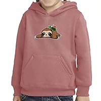 Sloth and Turtle Toddler Pullover Hoodie - Snail Sponge Fleece Hoodie - Kawaii Hoodie for Kids