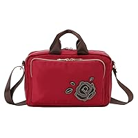 4891 Handbag, Multi-functional, Pockets, Water Repellent, Lightweight, Storage, Flower
