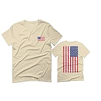 Vintage American Flag United States of America USAl for Men T Shirt