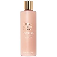 Olivia Quido Skincare Cleansing Milk (8.4 fl oz) Hydrating Facial Cleanser with Sea Daffodil and Lilac Extracts for Daily Skin Care, Anti-Aging Face Wash for Oily Skin, Dry Skin, and Other Skin Types