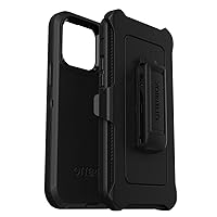 OTTERBOX Apple iPhone 14 Pro Max Defender Series Case - Black (77-88390), 4X Military Standard Drop Protection, Multi-Layer Protection