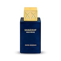 Swiss Arabain Shaghaf Oud Azraq, Luxurious Scent of Arabia - 2.5 oz EDP Spray (Limited Edition) Swiss Arabain Shaghaf Oud Azraq, Luxurious Scent of Arabia - 2.5 oz EDP Spray (Limited Edition)
