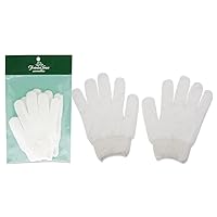 White Exfoliating Gloves Polish Spa exfoliate Skin exfoliator Bath Body polishing Pair New
