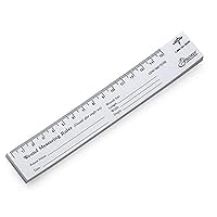Straight Line Stencil Template Line Drawing Stencil Lettering Guide Stencil Paper Scale Measuring Ruler for Paper Card Aids