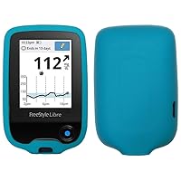 Premium Silicone Soft Case for Freestyle Libre 3/ Freestyle Libre 2 (Continuous Glucose Monitor) (Light Blue)