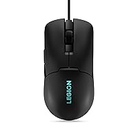 Lenovo Legion M300s RGB Wired Gaming Mouse - 8,000 DPI Adjustable Sensor, 6 Programmable Buttons & 20-Million Clicks Durability with Optimized Comfort (Black)