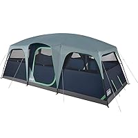 Coleman SUNLODGE Tent 10P Cabin BLU Night C001