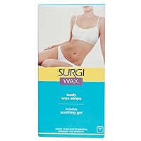 Surgi-wax Body Wax Strips For Bikini, Body & Legs, with Soothing Gel