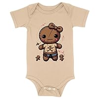 Doll Graphic Baby Jersey Onesie - Doll Baby Bodysuit - Art Print Baby One-Piece