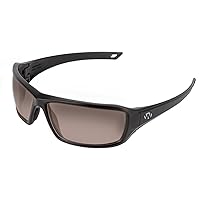 Walker's IKON Forge Full Frame Shooting Glasses, Resistant Non-Slip Shooting Protective Glasses w/Lens Cloth & Carry Case