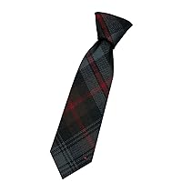 Boys All Wool Tie Woven And Made in Scotland in Murray of Atholl Weathered Tartan