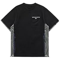 Streetwear T Shirts Techwear Function Cargo Tops Hide Pocket Ninja Tee Men's Harajuku Darkwear T-Shirts