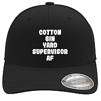 Cotton Gin Yard Supervisor AF - Soft Flexfit Baseball Hat Cap