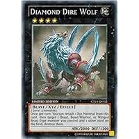 YU-GI-OH! - Diamond Dire Wolf (CT10-EN012) - 2013 Collectors Tins - Limited Edition - Super Rare