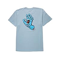 SANTA CRUZ Screaming Hand S/S Heavyweight T-Shirt Good Grey Lg Mens