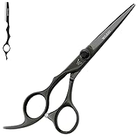 Washi Beauty - Lefty Black Dragon 5.5” Convex Edge Hair Cutting Shear/Scissor