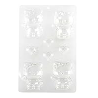 Price per 1 Piece Chocolate Molds Baby Shower GGQJ0 Heart Cat Kt Fondant Easter Egg Jelly Candy Baking