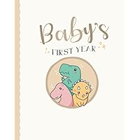 Baby's First Year: Color Pages | Diary to Complete | Baby Book, Baby Journal and Baby Album | Baby First Year | Gift Idea