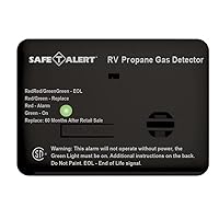 Safe T Alert 20-441-P-BL Mini Hard-Wired Propane/LP Gas Alarm - 12V, 20 Series, Black