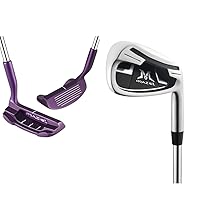 Purple Golf Chipper & Golf Iron 5,Bundle of 2