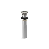 Kohler 33151-CP K-33151-CP Bathroom Sink clicker Drain Without Overflow, Polished Chrome