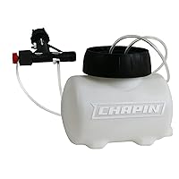 Chapin International 4710 1-Gallon HydroFeed in-Line Fertilizing Injection System for Sprinklers and Direct Hose Use, 1 Gallon, Translucent White