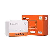 SONOFF ZBMINIL2 Zigbee Smart Switch, 6 A/1440 W 2-Way Smart Switch (No Neutral Conductor Required), Smart Light Switch Zigbee 3.0 Hub Required, Compatible with Alexa, Google Home, Home Assistant