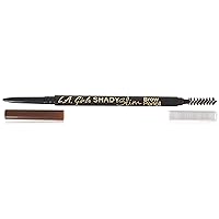 L.A. Girl Shady Slim Brow Pencil, Medium Brown, 0.003 oz. (Pack of 3)