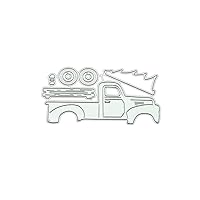 Cute Truck Metal Die Cuts Stencil Exquisite Scrapbooking Embossing Template DIY Holiday Greeting Cards Making Supplies Cutting Stencil Christmas
