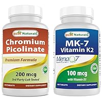 Chromium Picolinate 200 mcg & Vitamin K2 (MK7) with D3