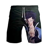 Anime Fairy Tail 3D Printed Beach Shorts Swim Trunks Summer Boardshorts Jersey Short Pants