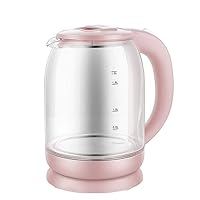 Kettles,Glass Electric Kettle, 1.8L Eco Water Kettle, Cordless Water Boiler with Stainless Steel Inner Lid Base, Auto-Off Boil-Dry Protection, 1500W