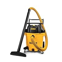 DEWALT DXV16PA 16 Gallon Poly Wet/Dry Shop Vacuum for Jobsite/Workshop,Yellow
