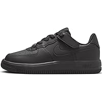 Nike Force 1 Low EasyOn Little Kids' Shoes (FN0237-001, Black/Black/Black)