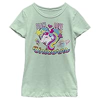 JoJo Siwa Girl's Peace Unicorns T-Shirt