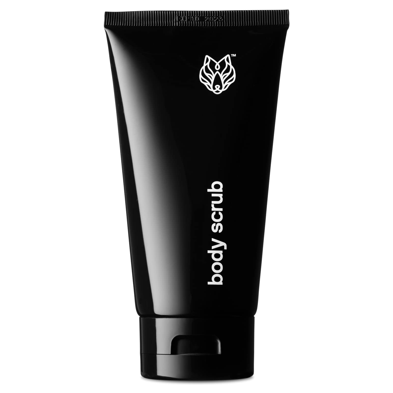 Black Wolf - Exfoliating Body Scrub for Men- 5 Fl Oz- Exfoliating Cleanser Unclogs Pores While Exfoliating Your Skin- Hydrating Sugar Technology Moisturizes Skin- Sulfate, & Cruelty Free, for Dry Skin