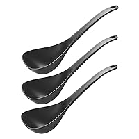 BESTOYARD 3pcs Rice Spoon Ramen Soup Spoon Soup Spoons Flatware Chinese Spoons China Spoon Ladle Spoon Kitcheaid Large Spoon Japanese Style Spoons Asian The Pet Kitchenware Mix