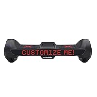 Hover-1 Sypher Electric Self-Balancing Hoverboard with Customizable Screen, Dual 150W Motors, 7 mph Max Speed, and 7 Miles Max Range