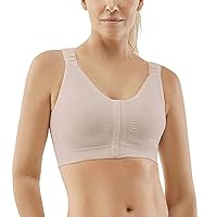 CAREFIX Bree Front Closure Bra - Post-Surgery Bra with Adjustable Straps for Breast Reductions, Augmentation, Mastectomy