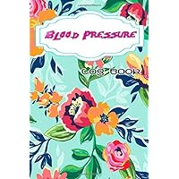 Chart Blood Pressure: Blood Pressure Log Matte Cover Design White Paper Sheet Size 6 X 9 INCHES ~ Rate - Journal # Sugar 104 Pages Standard Prints.