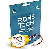 Rome Tech Replacement CMOS Battery for Sony Playstation 2/3 - PS2 PS3 Backup RTC BIOS Battery - 2 Wire Cable (5-Pack)