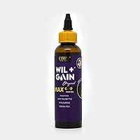 100% Natural Oil Infused Saw Palmetto, Fenugreek, Green Tea | Moisturizing & Strengthening | promote a Healthy Scalp and Hair Growth | Max Gro Hair Oil 4oz/ 120ml (Original)
