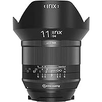 Irix 11mm f/4.0 Blackstone Lens - Wide Angle Rectilinear Lens w/Built-in AE Chip for Canon