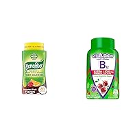 Benefiber 81 Count Prebiotic Fiber Gummies and Vitafusion 90 Count Vitamin B12 3000mcg Gummy Vitamins